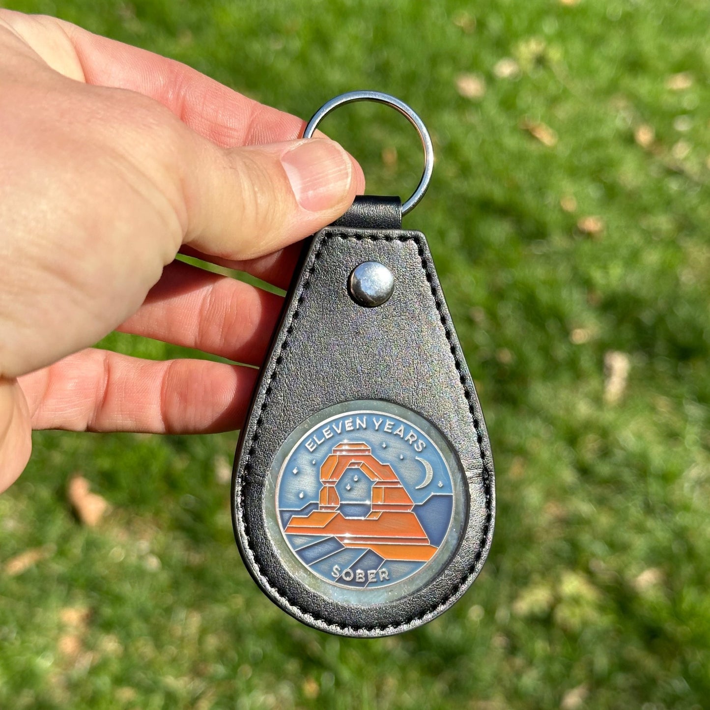 Eleven Years Sober sobriety coin - The Achieve Mint