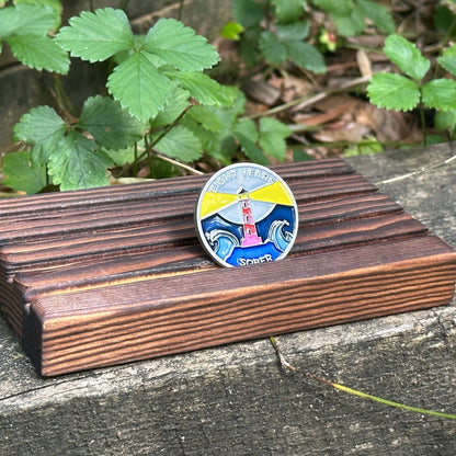 Eight Years Sober sobriety coin - The Achieve Mint