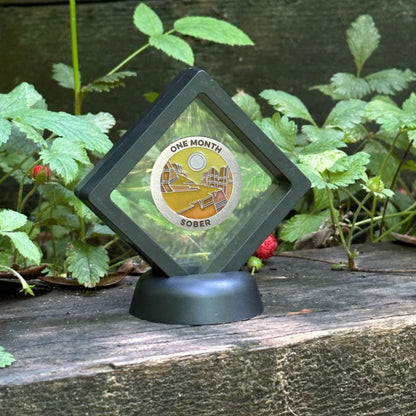 Custom Color Desert Canyon sobriety coin