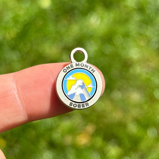 One Month Sober sobriety token - The Achieve Mint