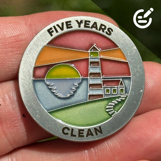 Personalized Color Setting Sun Lighthouse coin - The Achieve Mint
