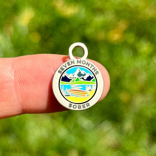 Seven Months Sober sobriety token - The Achieve Mint
