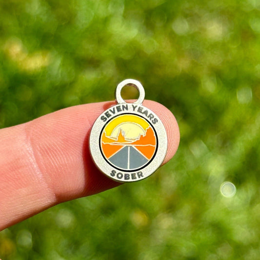 Seven Years Sober sobriety token - The Achieve Mint