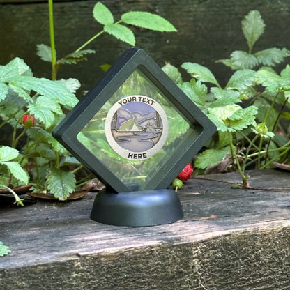 Custom color Nighttime Campground achievement coin
