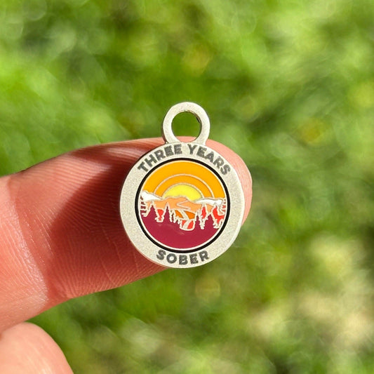 Three Years Sober sobriety token - The Achieve Mint