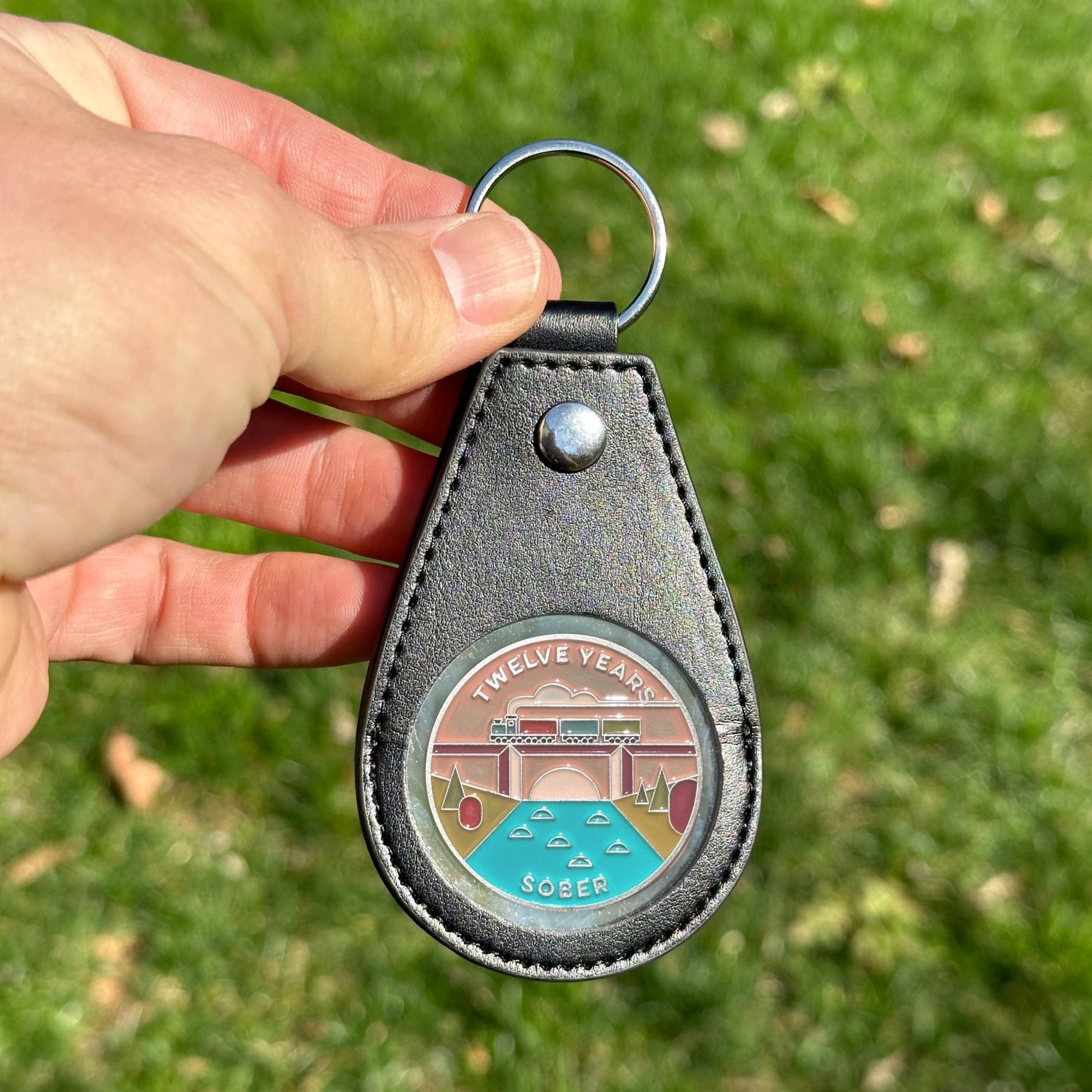 Twelve Years Sober sobriety coin - The Achieve Mint